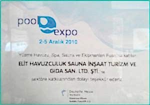 sertifika pool expo 2010