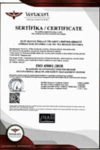 iso 45001 sertifikası